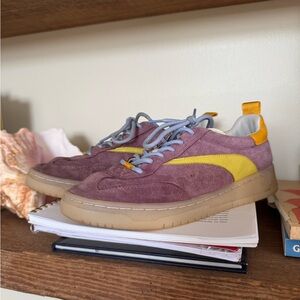 Oncept Purple and Yellow Women's Sneakers